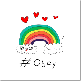 Keep Happy And Obey Posters and Art